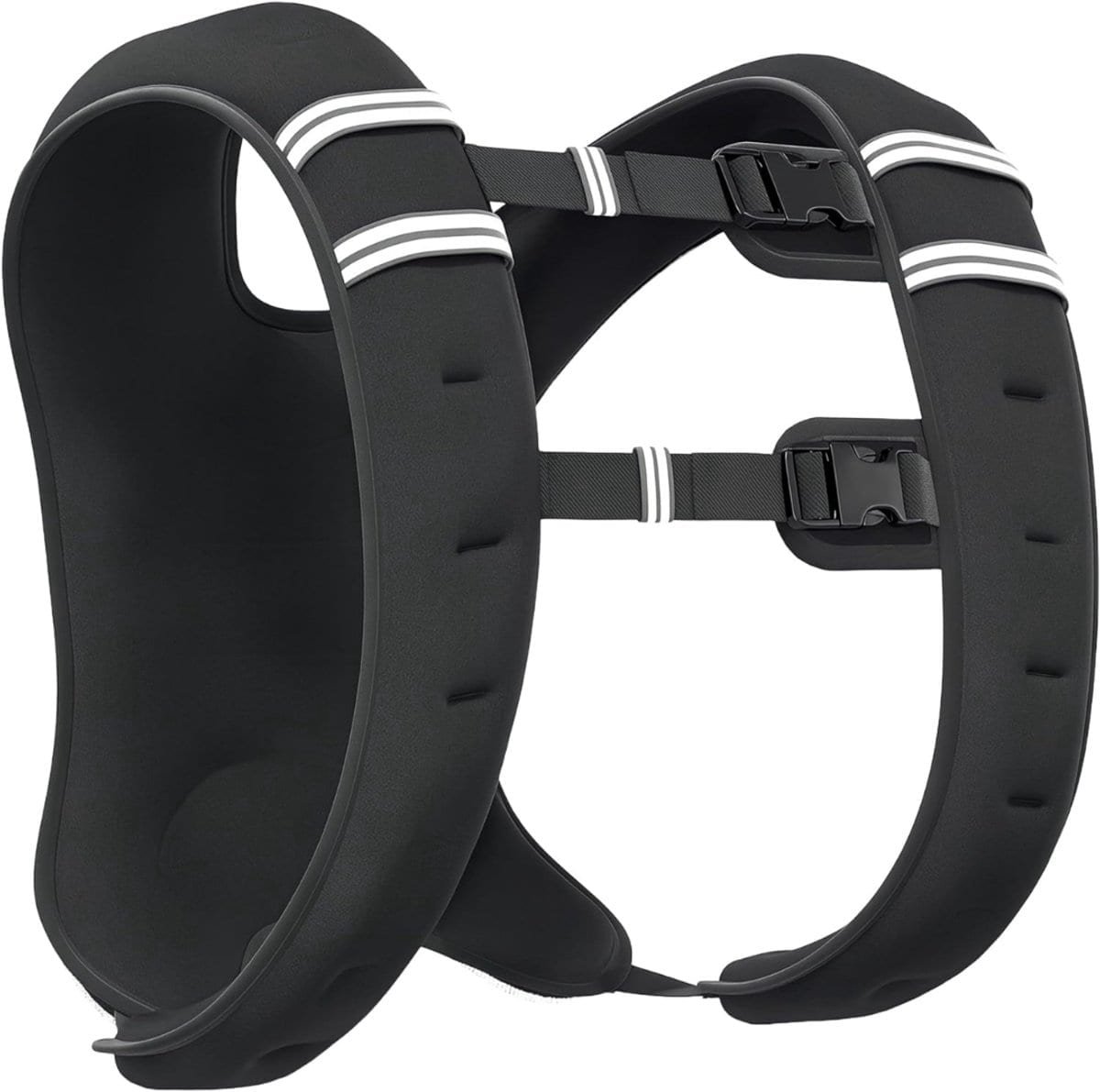 Klarven® Gewichtsvest 5 kg Zwart - Verstelbare banden en mesh vakje - Extra weerstand voor krachttraining en cardio