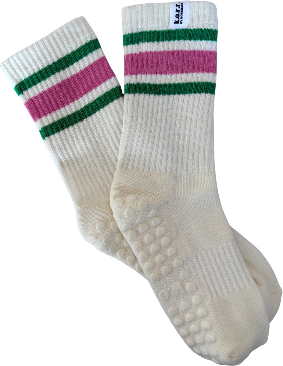 KORRHAUS Blush Verde Pilates Gripsokken