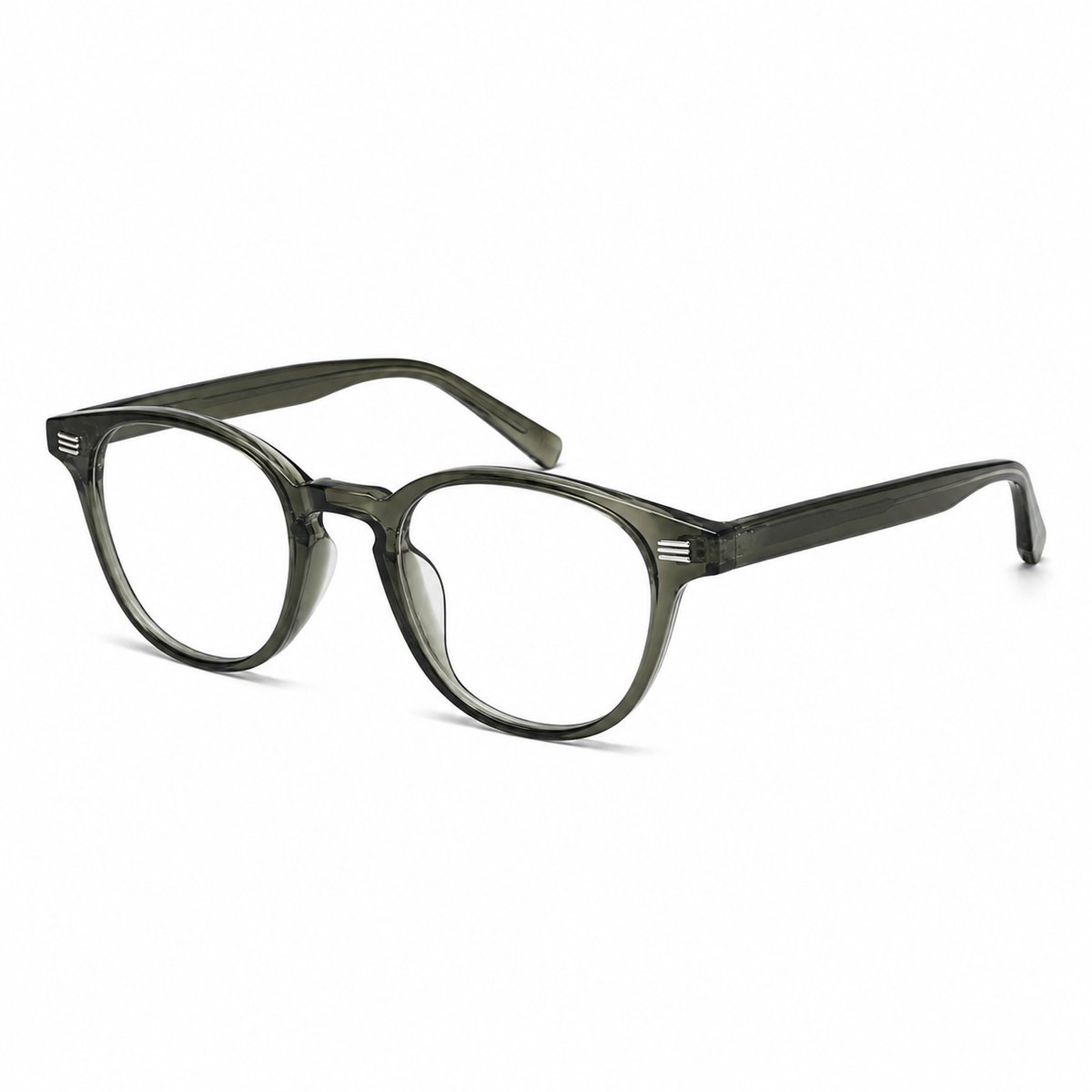 computerbril.shop® Beeldschermbril | DØLC | Olijfgroen | Blue Filter Bril | Anti Blauw Licht Bril Zonder Sterkte 0.00
