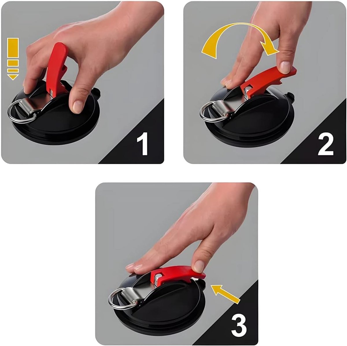 2 Stuks Zuignap Haken voor Auto, Multifunctionele Haken met 4 S Haken voor Tent en Camping, Ideaal voor Auto en Buitenactiviteiten