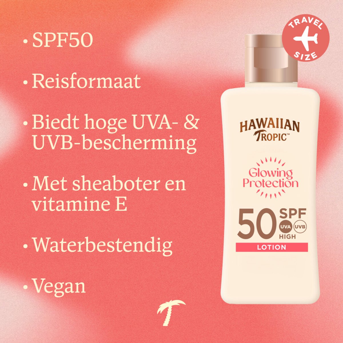 Hawaiian Tropic Glowing Protection Lotion SPF 50 - 75 ml