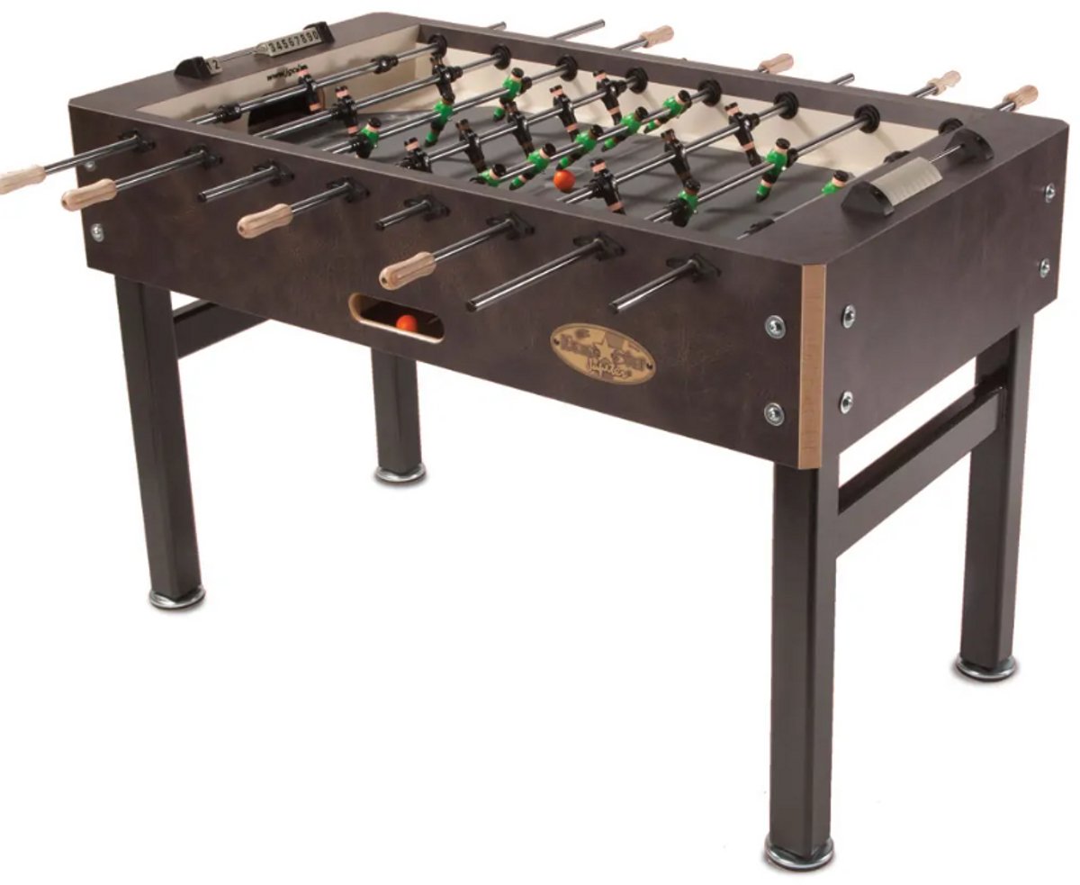 JUPITER HOMESTAR - VOETBALTAFEL - TAFELVOETBAL - ZOWEL VOOR PROFESSIONEEL & RECREATIEF GEBRUIK - HOOGWAARDIGE MATERIALEN - HOGE AFWERKINGSGRAAD EN BUITENGEWOON SPEELCOMFORT