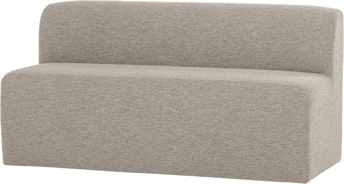 WOOOD Mojo Base Eetbank 164 cm Rugleuning - Bouclé - Beige - 83x164x76