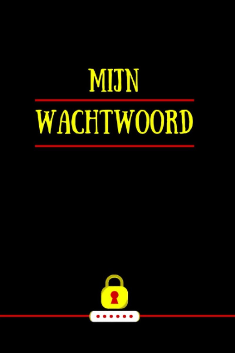 Wachtwoordenboekje - Blauw - Klein Formaat - Hardcover Notitieboekje - Voor Thuis en Kantoor