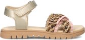 Ton & Ton Meisjes Platte sandalen - Marit - Multi - Textiel - Plateauzool - Maat 31