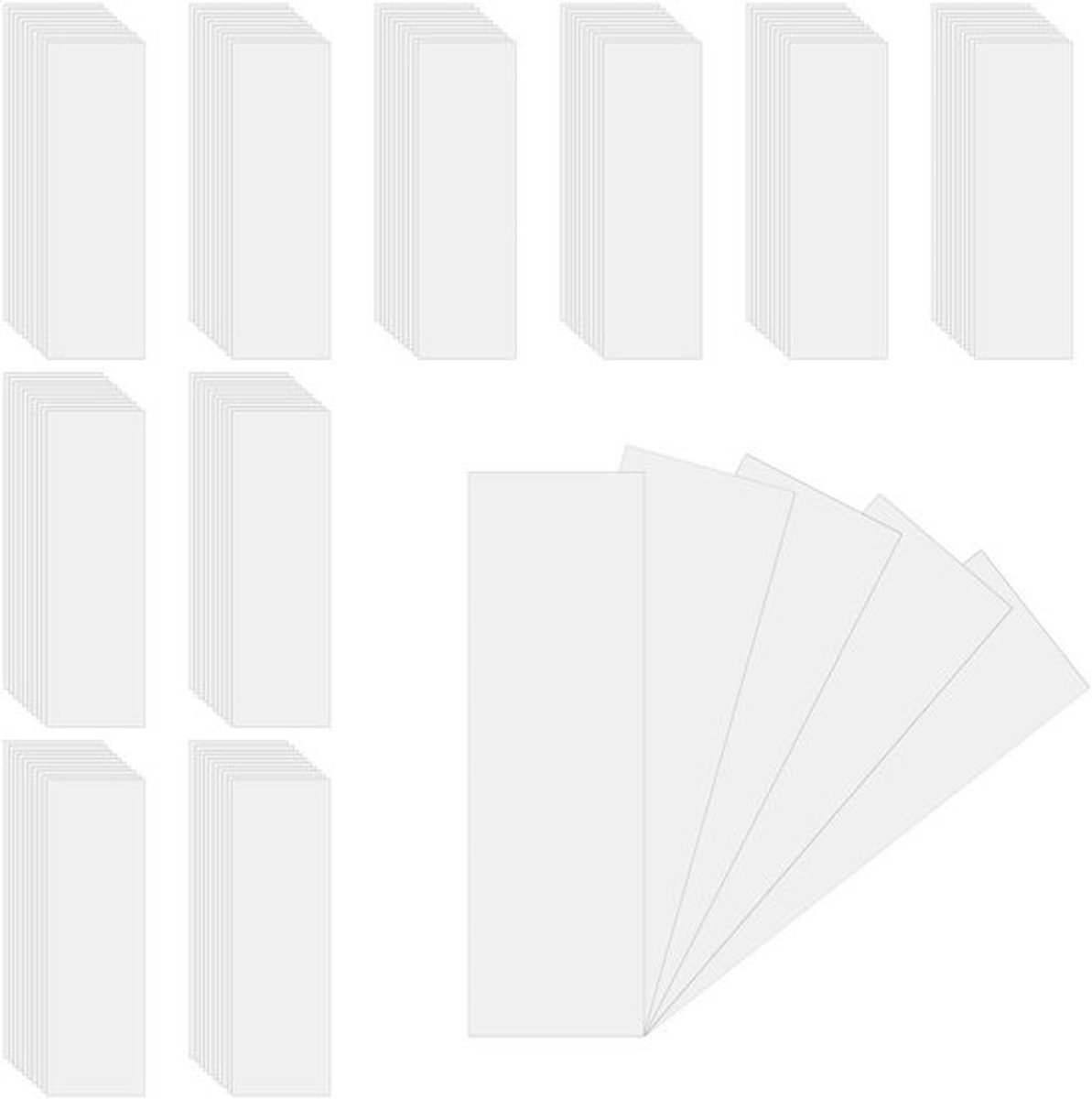 Testpapier 100 Stuks - Parfum Tester Strips - Essentiële Oliën Testers - Wit Papier - Geurtest - Nauwkeurige Bemonstering - Geurteststrips