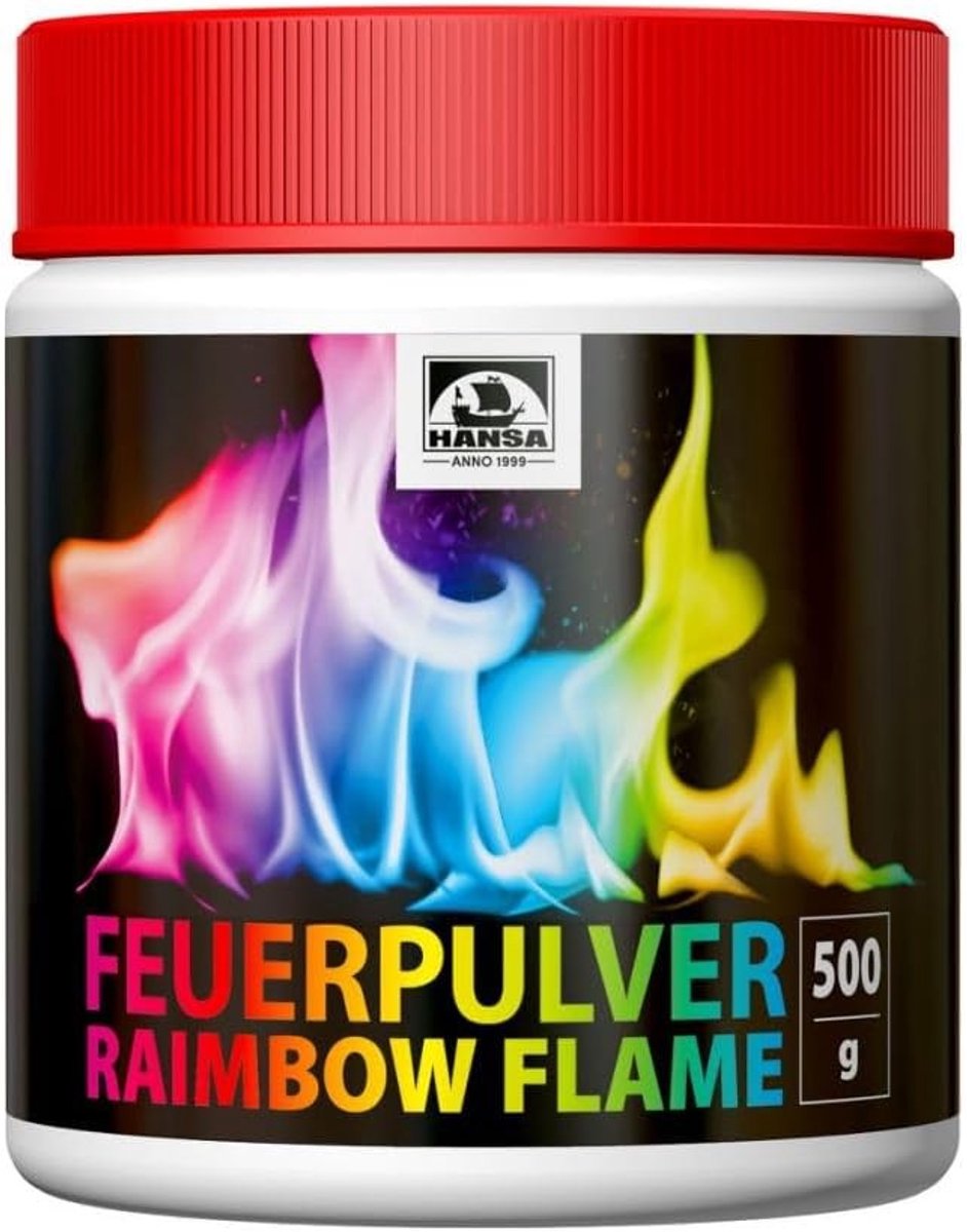 Vuurstarter - Kleurpoeder voor Vlammen - 500 g - Droog Poeder voor Vuurkleuring - Voor Haarden en Vuurkorven