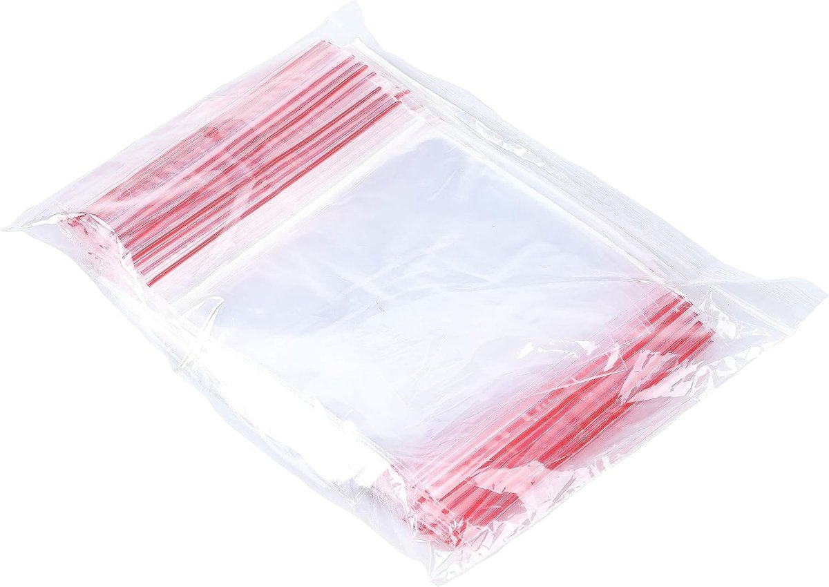 Vrieszak / voorraadverpakking 2 liter - Transparant - 16 x 25 cm - LDPE Druksluitzak - Herbruikbaar voor Voedselbewaring