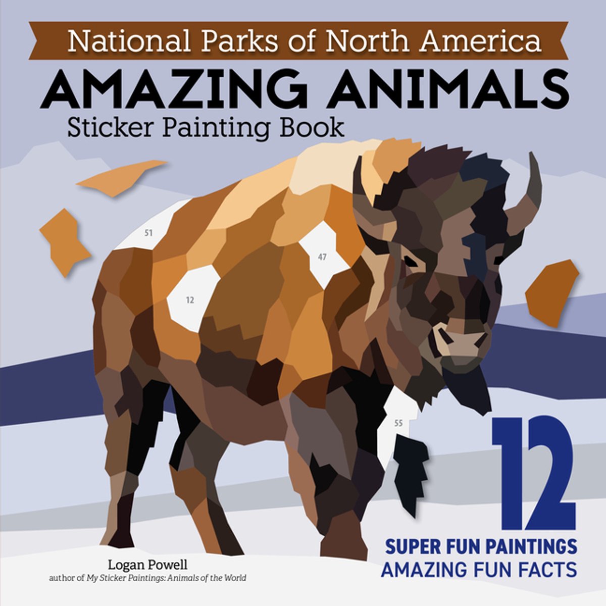 National Parks Of North America Amazing Animals Sticker Painting Book