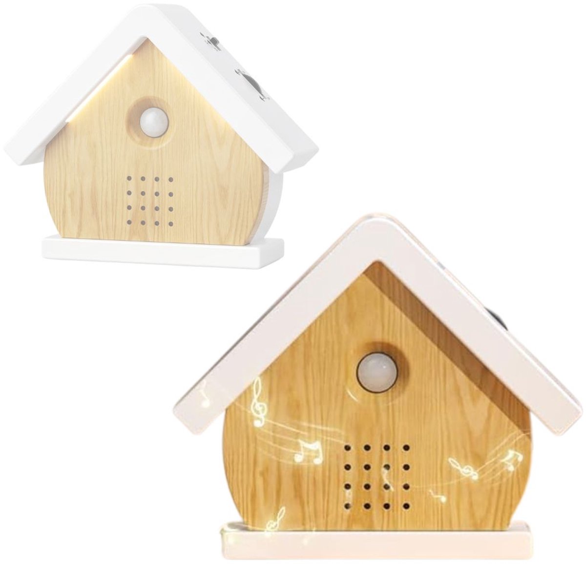 Zavio® Vogelhuisje met Geluid - Vogelgeluiden Huisje voor op Toilet - Vogelgeluiden Huisje met Sensor