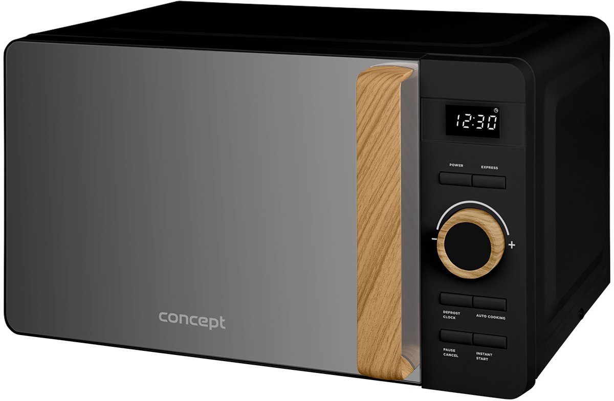 Concept-magnetron, 5 vermogensstanden, ontdooifunctie, inhoud 20 l, vermogen 800 W, kleur zwart, MT3520bc