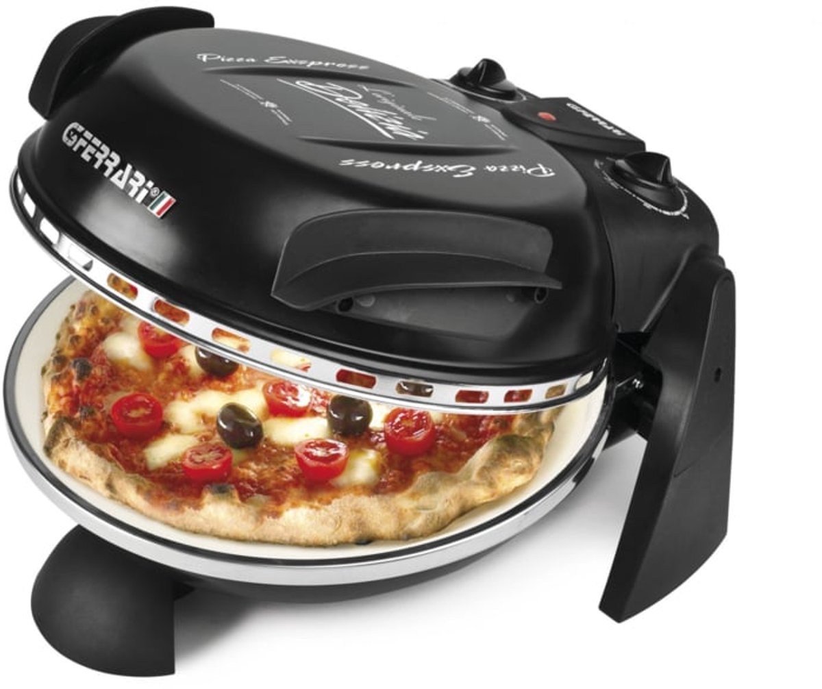 Pizzaoven G3 FERRARI Delizia Zwart + Alu pizzaspatels