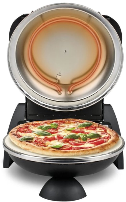 Pizzaoven G3 FERRARI Delizia Zwart + Alu pizzaspatels — afbeelding 4