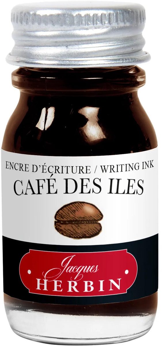 Jacques Herbin Vulpen Inkt - Café Des Iles - Bruin - 10 ml