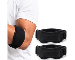 Alyze Elleboogbrace - 2 stuks - Tennisarm Brace - Tenniselleboog Brace - Arm Brace - Elbow Sleeves - Pols Brace - Sling Arm - Push Sports Elleboogbrace