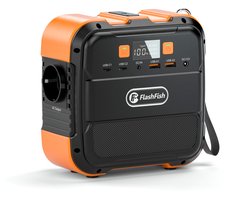 FlashFish A101 Draagbare Energiecentrale - 120W - 97.68Wh (26400mAh) Accu - Compacte Powerbank - 6 Uitgangen - Zwart