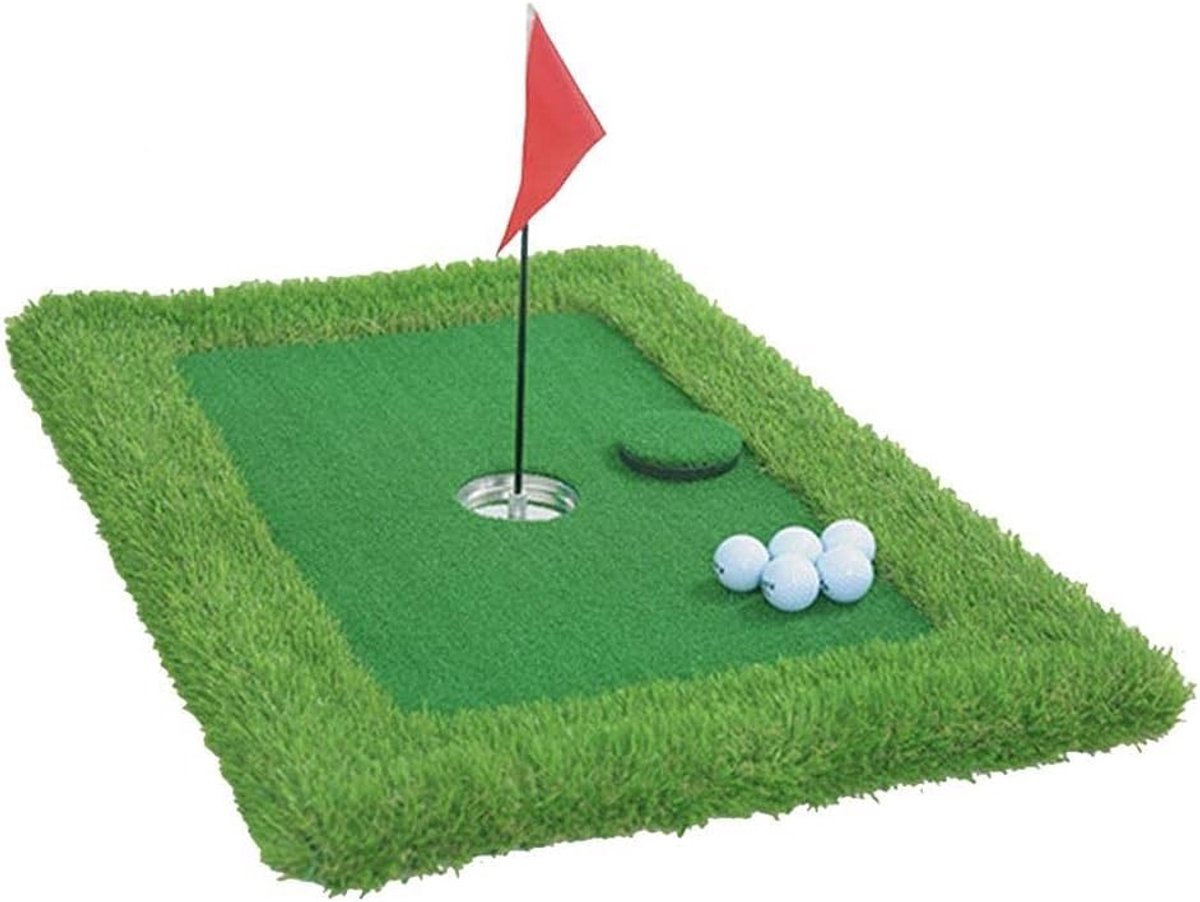 Zwevende Golf Green voor Zwembad - Ideaal voor Chipping Oefeningen, Buiten Activiteiten en Tuin Spelletjes in de Zomer