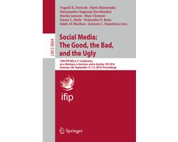 Lecture Notes in Computer Science9844- Social Media: The Good, the Bad, and the Ugly