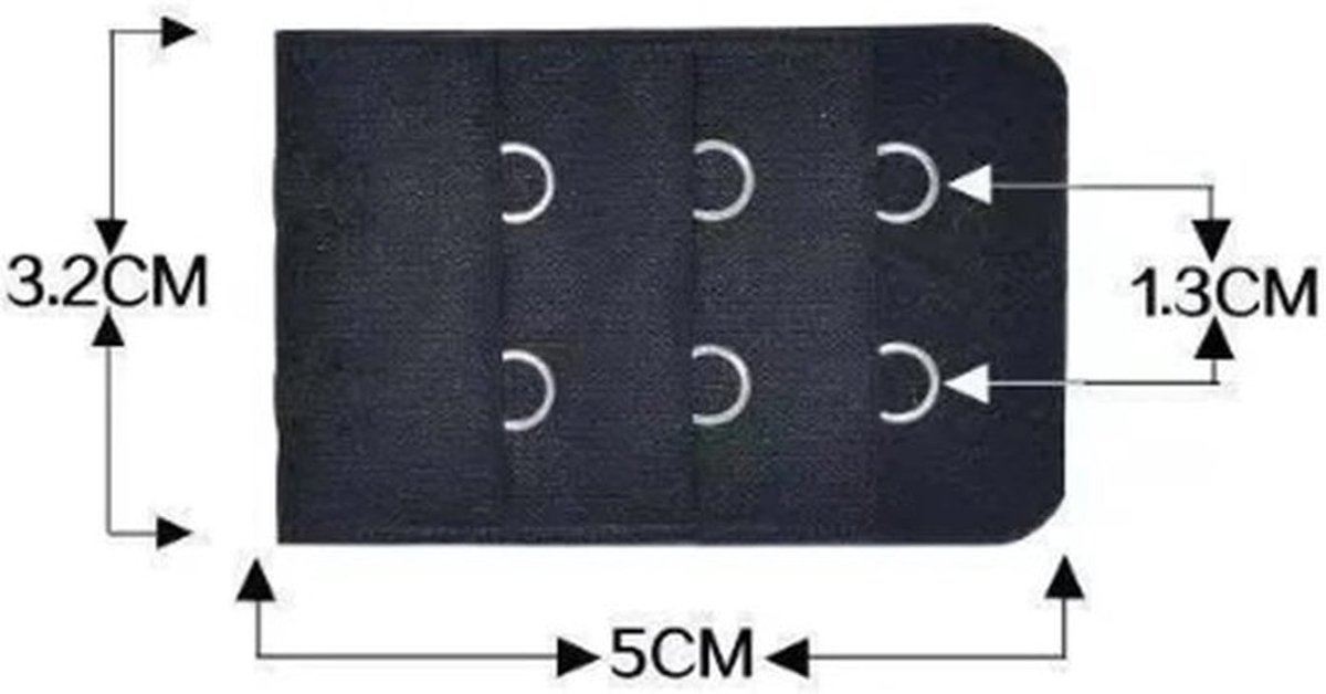 Beha-verlengbanden 20 stuks - Verstelbare Extender Strap - Ademend Materiaal - Comfortabele Ondergoed-uitbreiding - Geschikt voor Dames - Perfect voor Gevoelige Huid
