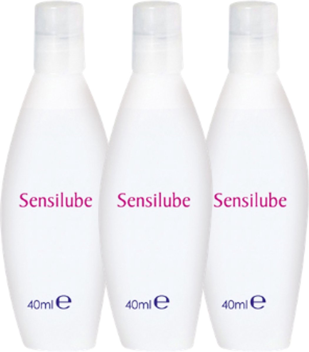 Durex Sensilube Glijmiddel Waterbasis - 40 ml x3