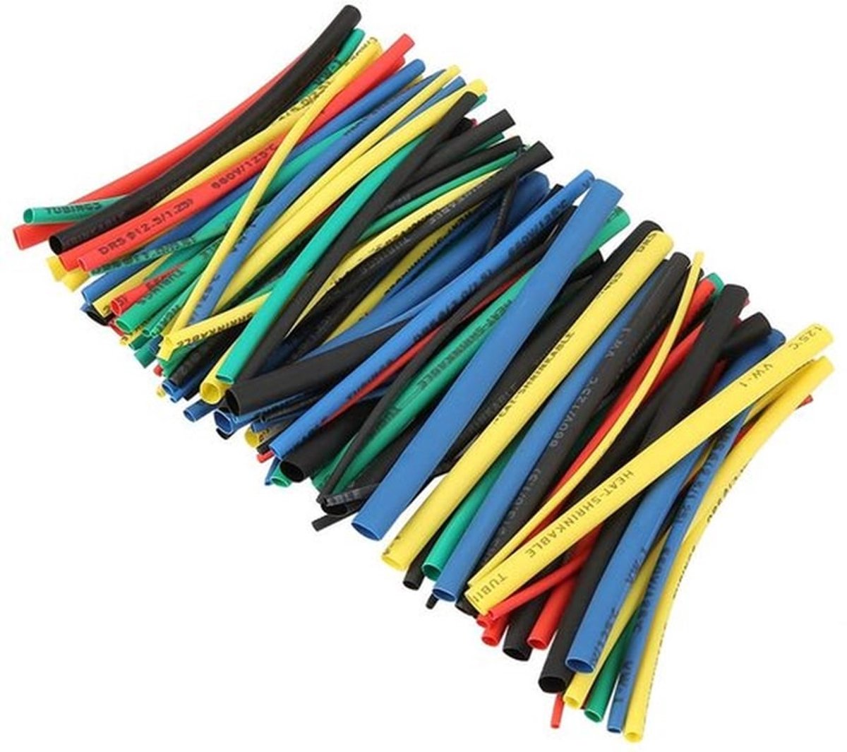 Heat Shrink Sleeves - Isolatie - Vlamvertragend - 5 maten - Kabelbescherming - Milieuvriendelijk - Geschikt voor hobbytoepassingen