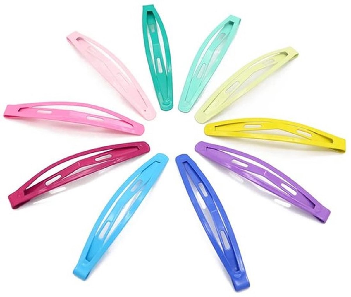 Haarspelden voor Meisjes - Kleurrijke Haarclips - Robuust en Duurzaam - Zilver - Perfect Cadeau - Geschikt voor Kinderen en Vrouwen - 10...