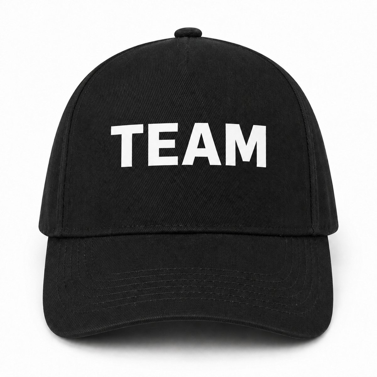 Cap met TEAM - Zwart