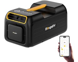Mobiele airco 3500 BTU draagbare camping airconditioner met app bediening 5-in-1 klimaatapparaat voor tent camper en busje