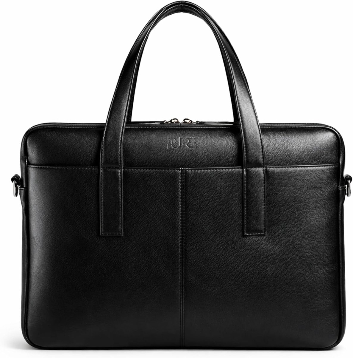 PURE Studios - Leren Laptoptas - 15,6 inch - Zwart