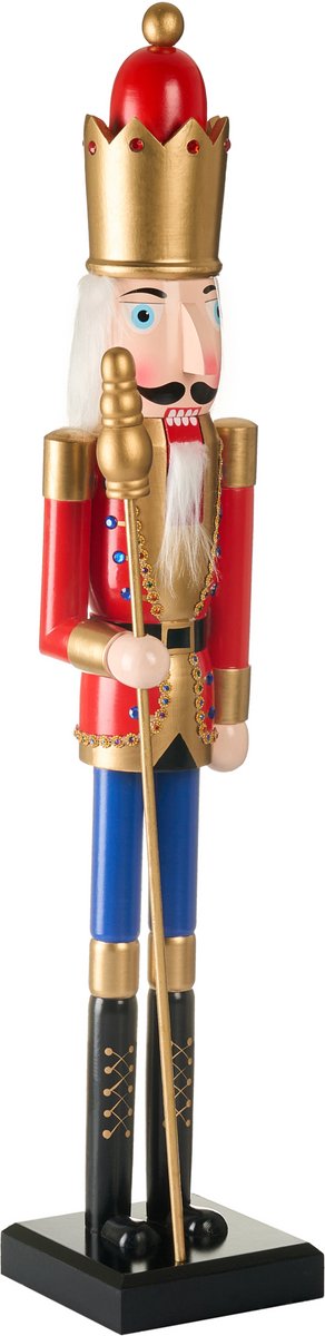 MALARAN - Decoratief figuur - Rood - Dennenhout