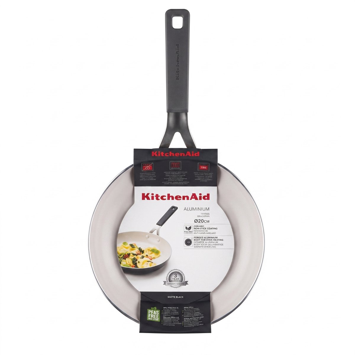 KitchenAid Open - Koekenpan - 20 cm - Alle Warmtebronnen