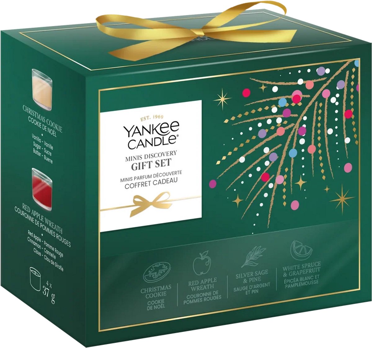 Yankee Candle - Gifted Moments Collectie - 4 Filled Votive - Cadeauset