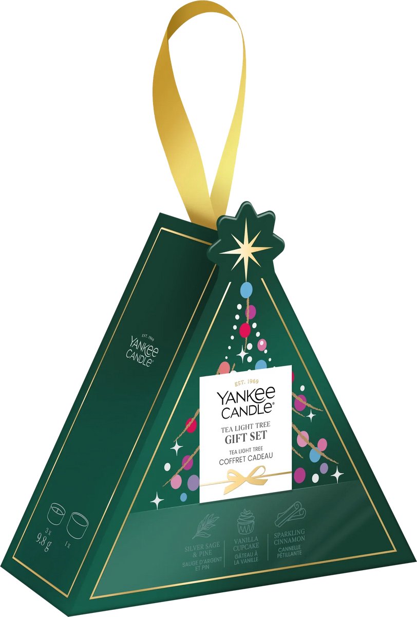 Yankee Candle - Gifted Moments Collectie - 3 Tealight 1 Holder - Cadeauset