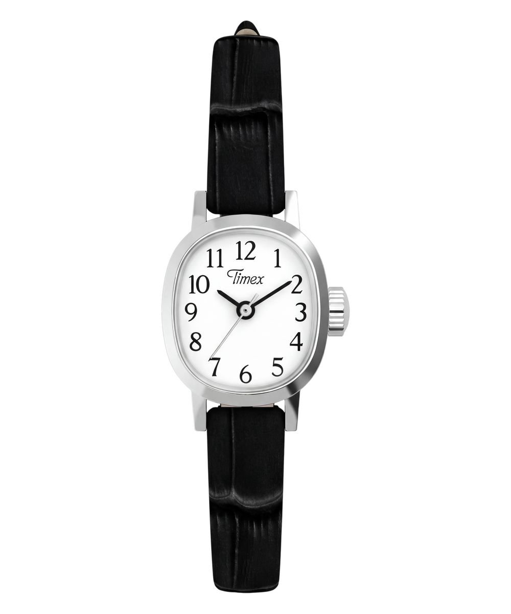 Timex Cavatina TW2Y87800 Horloge - Leer - Zwart - Ø 17 mm