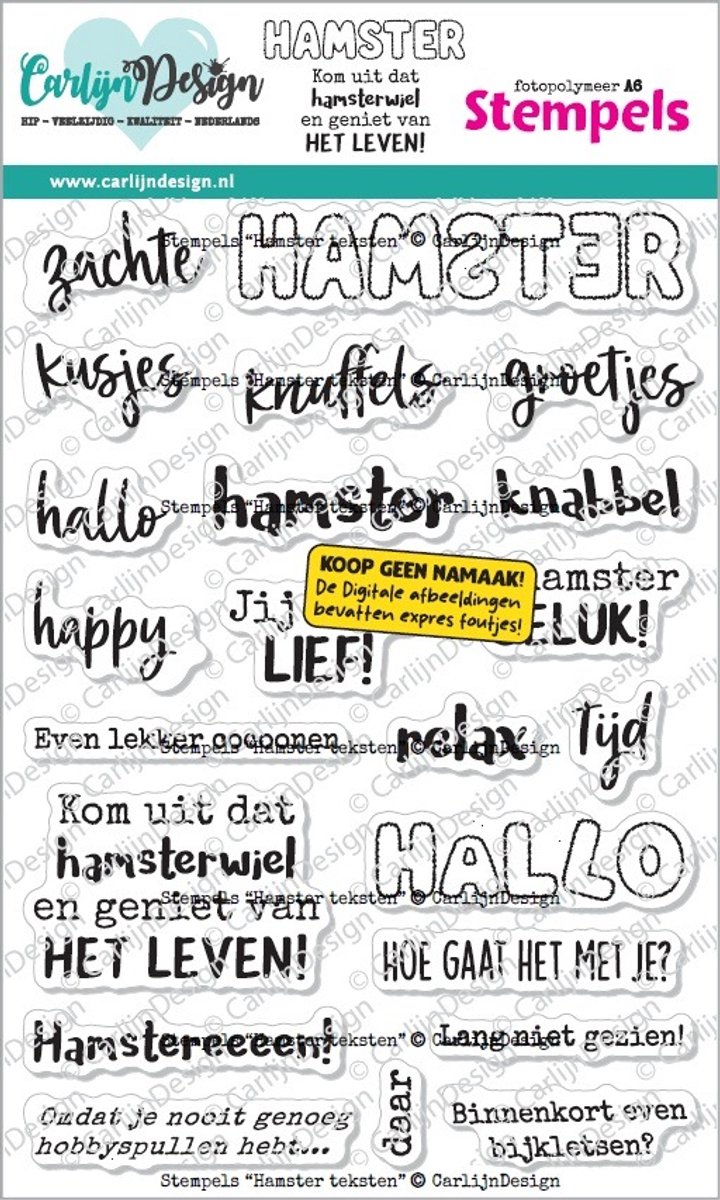 Stempels Hamsters teksten