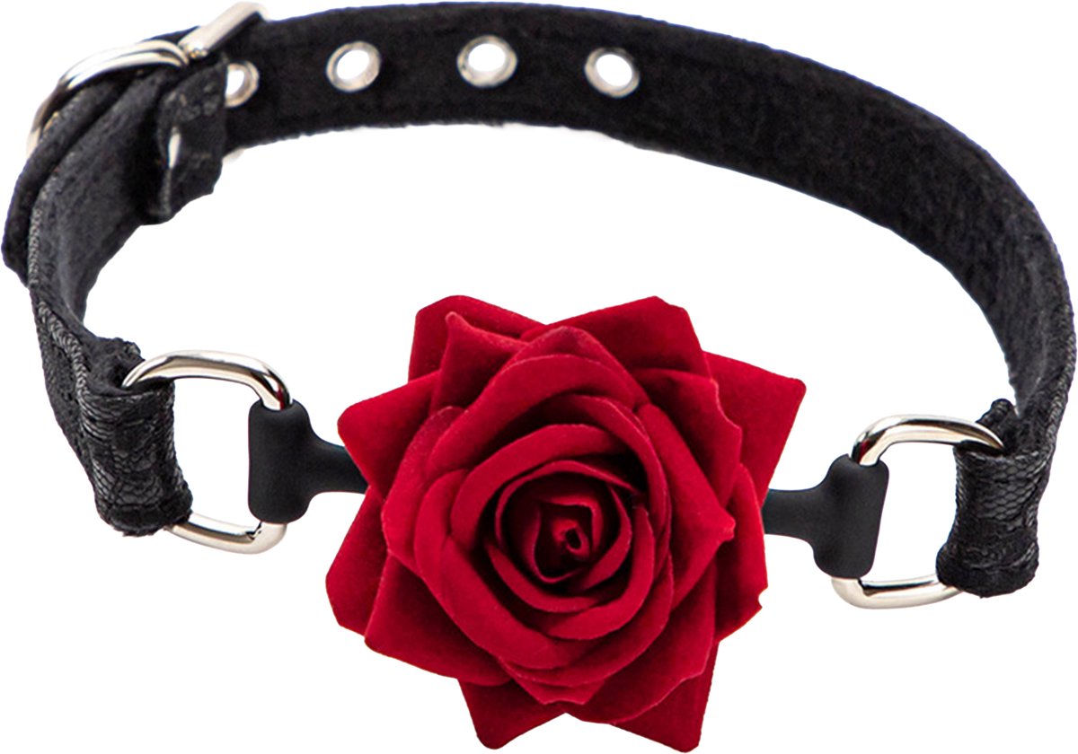 Smart Moves - Roos Ball Gag - Zwart/Rood