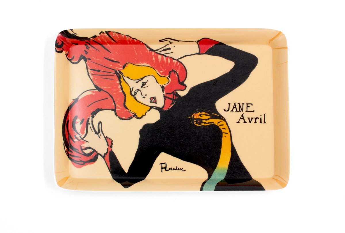 Lanzfeld - Dienblad - Mini - 21 x 14 cm - Toulouse-Lautrec - Jane Avril