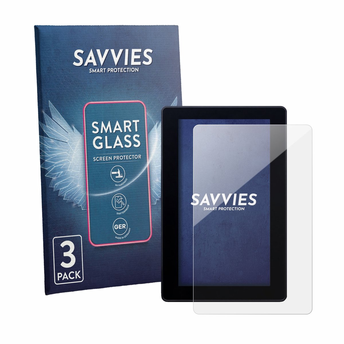 3 Stuks Savvies Screenprotector - geschikt voor CFMOTO 1000 MT-X 2026 - beschermfolie glas transparant