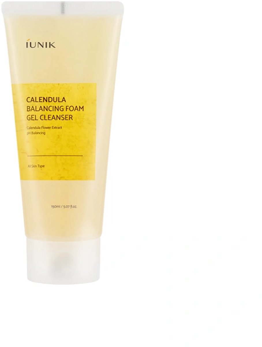 IUNIK Calendula Balancing Foam Gel Cleanser / Schuimende gel-gezichtsreiniger met balancerende werking 150 ml