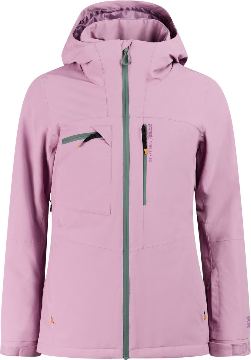 Protest PRTRicci Skijas Dames Waterkolom 20K Skipasvak Winterjas Valerianlilac