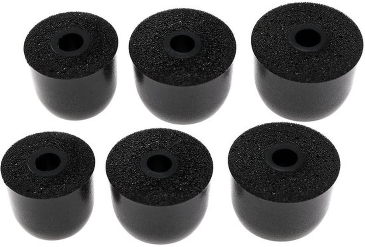 Memory Foam Oordopjes - Ruisisolatie - Zwart - Vervangende Oordopjes - Geschikt voor HiFi T2 Pro - 3 maten S/M/L