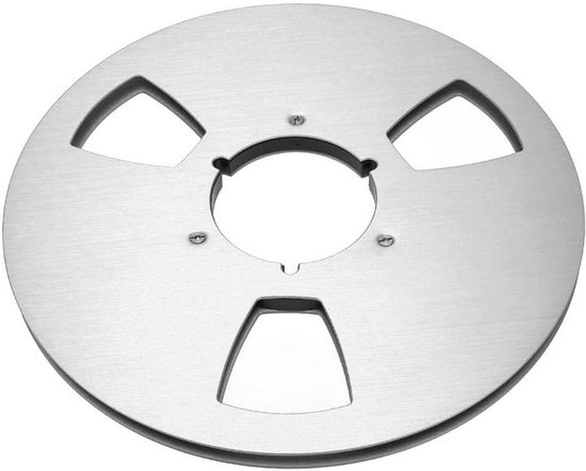 Tapespoel 1/4 10,5 Inch - Lege Haspel - 3-gaats Ontwerp - Roestvrij Stalen Schroeven - Aluminiumlegering - Professioneel voor Bandrecorder - Tapehaspel
