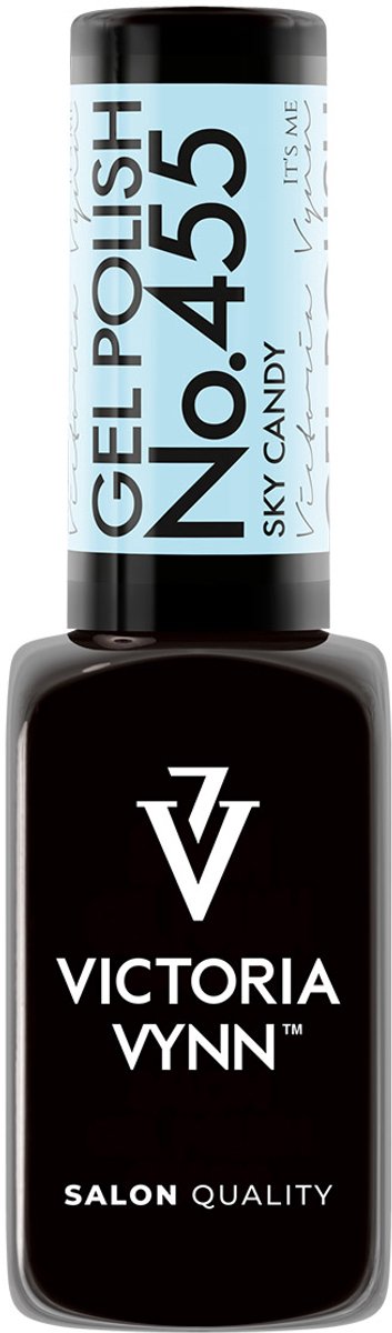 Victoria Vynn – Salon Gelpolish 455 Sky Candy - pastel baby blauw - licht blauwe gel polish - gellak - nagels - nagelverzorging - nagelstyliste - uv / led - nagelstylist - callance