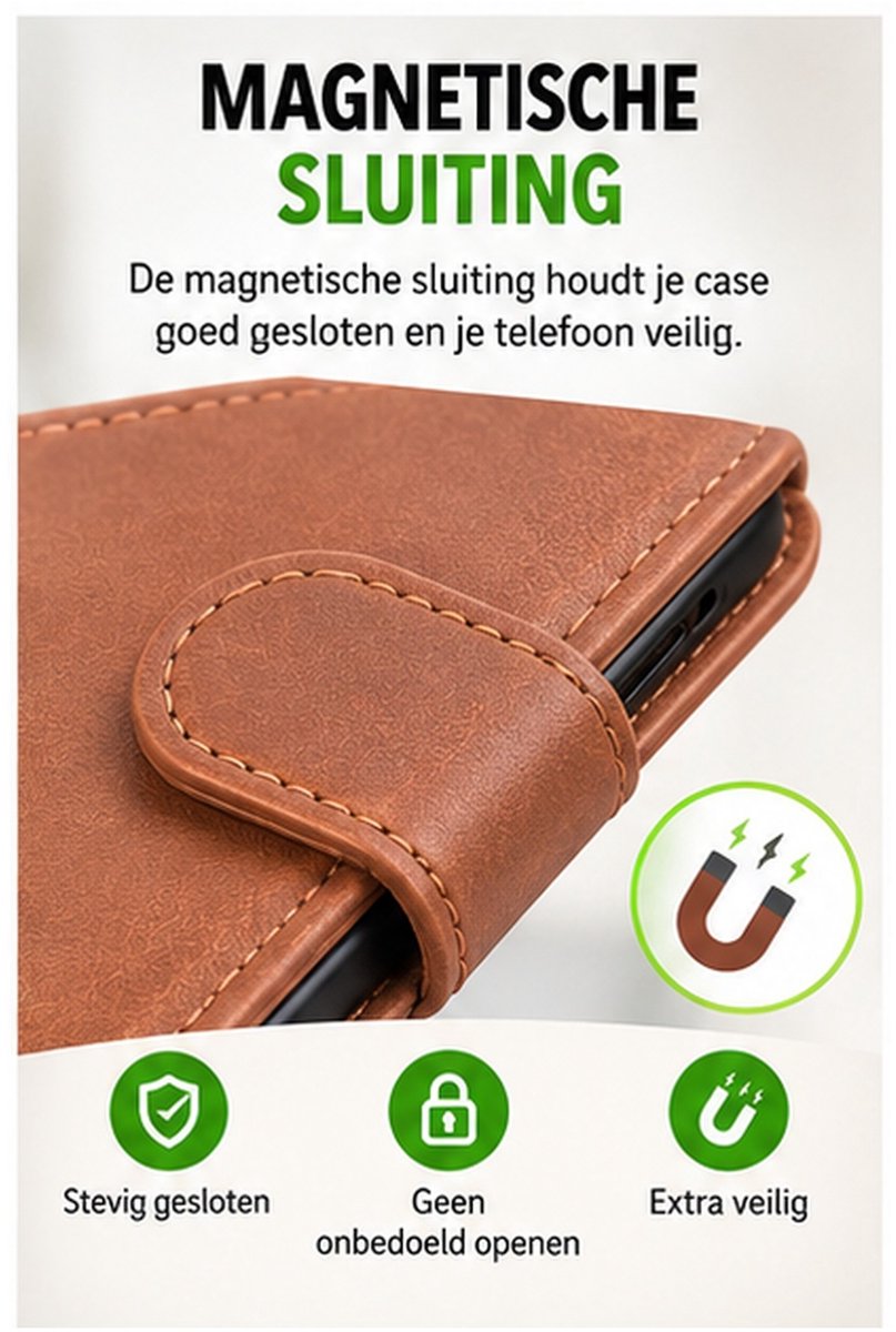 Wallet Case Samsung Galaxy S26 Ultra - Book Case - Bruin