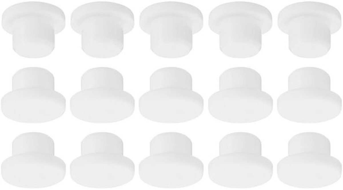 Gatpluggen 9 stuks - Siliconen Afdichtingspluggen - Waterdichte Rubber Pluggen - Flexibele Paneelafdichtingen - Diameter 14 mm - Geschikt voor Keuken/Badkamer - Rubberen Pluggen