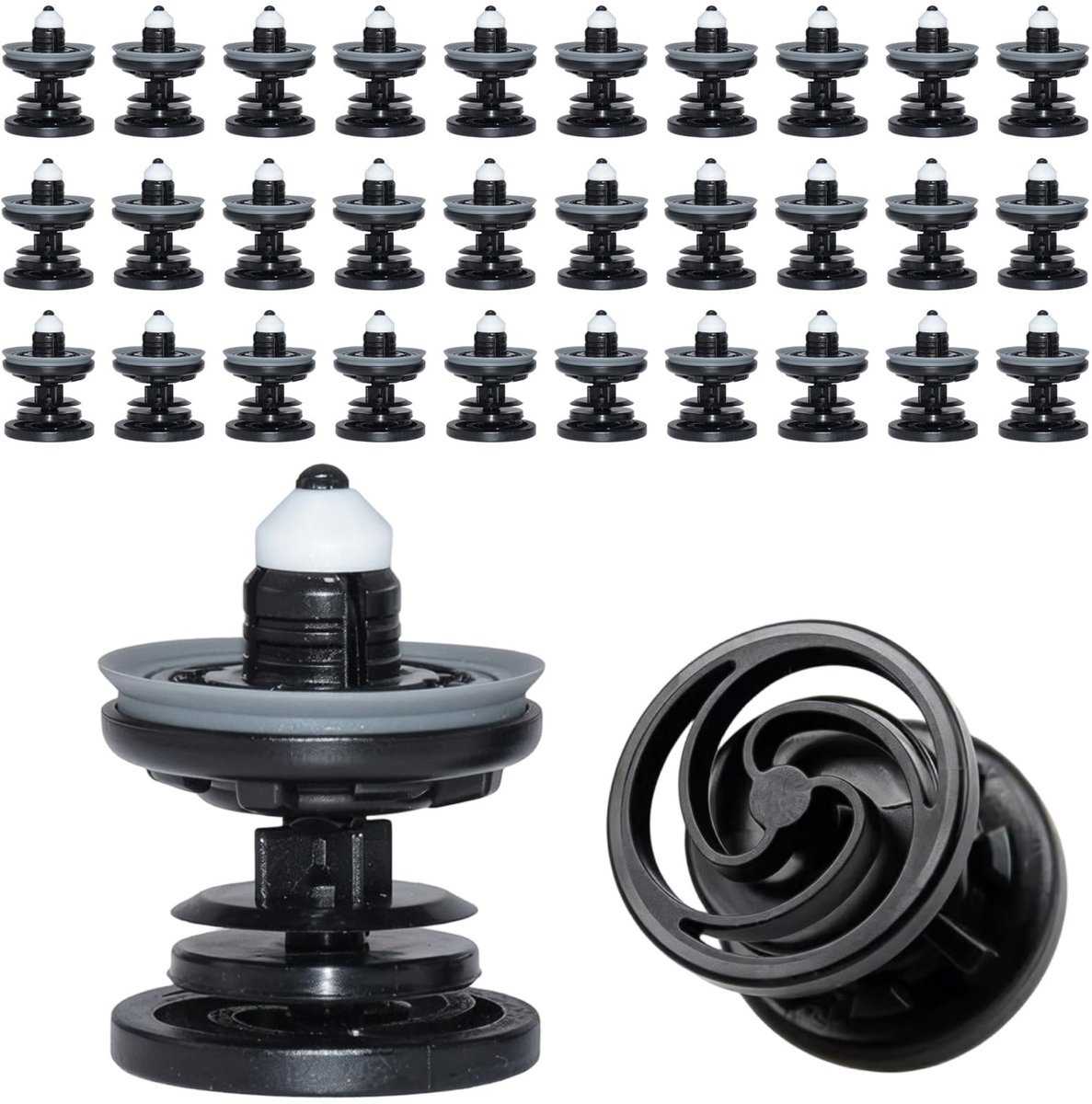 Solidchoice - 80 Stuks Bevestigingsclips voor Deurbekleding