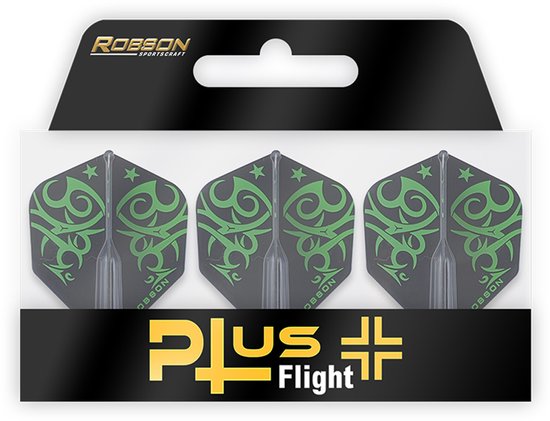 Bull's Robson Plus Flight Std. Tribe - Green - Dart Flights van Bull's — afbeelding 4