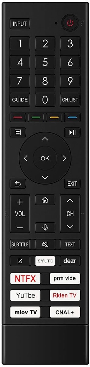 Solidchoice - Ergonomische Afstandsbediening voor Diverse TV Modellen