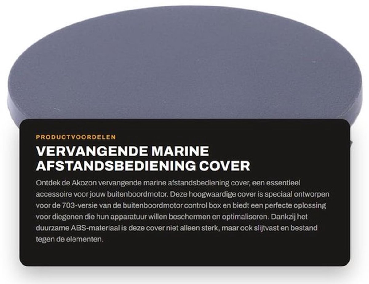 Afstandsbediening Cover Vervangend - Buitenboordmotor - ABS - Onderdeelnummer 703-48225-00 - Montage 703-versie - 1 Stuk