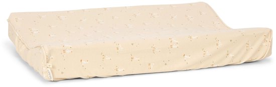 Aankleedkussenhoes - Beige - Newborn Naturals - Little Goose — afbeelding 2